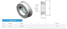  Tempered glass Viewport HTC Vacuum Viewport