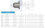 Hollow Axle Flanged Ferrofluid Feedthrough Magnetic Fluid Feedthough HTC Vacuum Feedthrough