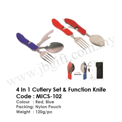 4 In 1 Cutlery Set & Function Knife MICS-102