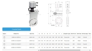 Pneumatic-HV Gate Valve (B Type) HV-Gate Valves (Lubricated Mechanism) HTC Gate Valves