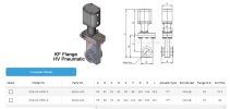 Pneumatic-Mini-HV Gate Valve (L type) HV-Gate Valves (Lubricated Mechanism) HTC Gate Valves