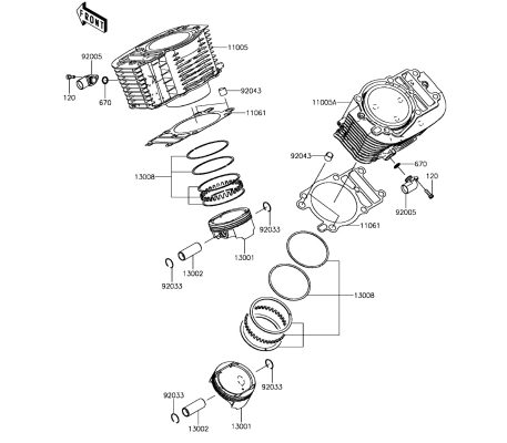 CYLINDER/PISTON(S)