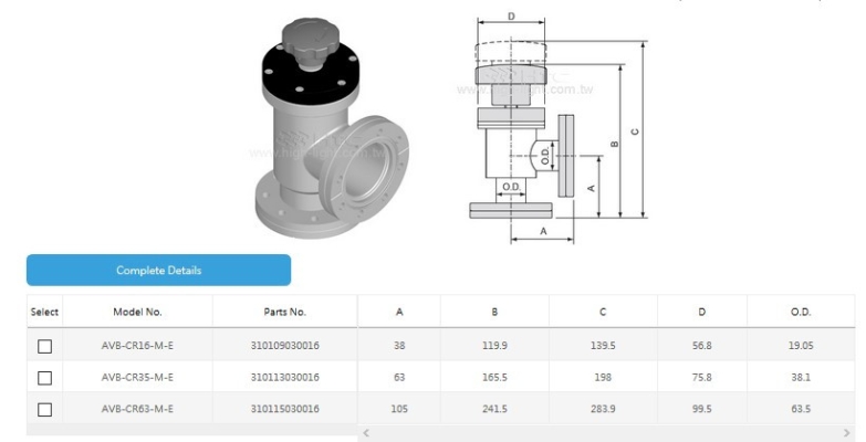 CF Rotatable Flange with Bellows(Europe)