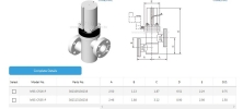 CF Rotatable Flange with Bellows Attached Reed Sensor(USA) Z-inline Valve Pneumatically Actuated HTC Vacuum Poppet Valves