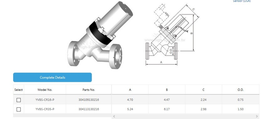 CF rotatable Flange with Bellows Attached Reed Sensor (USA)