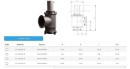 ISO Flange Pneumatically Actuated without Bellows Large Angle Valve HTC Vacuum Poppet Valves