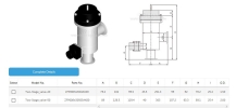 Two-Stage Valve Formed Bellows Seal Valve HTC Vacuum Poppet Valves