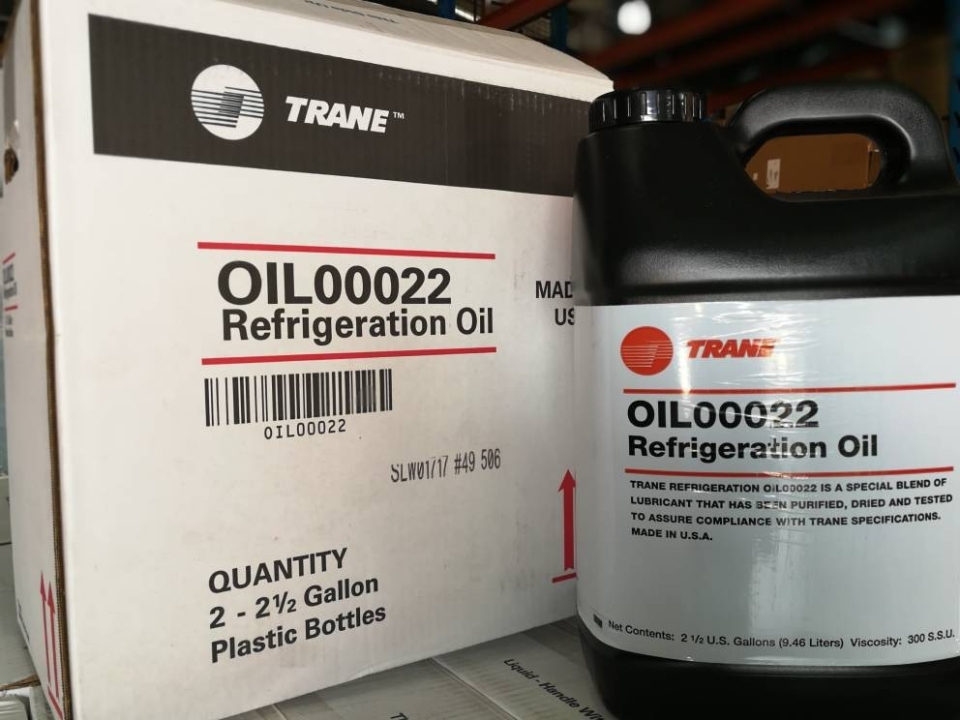 Trane Compressor Oil OIL00022 (2.5 Gallon or 9.46L / can) TRANE Lubricant Oil and Equipment