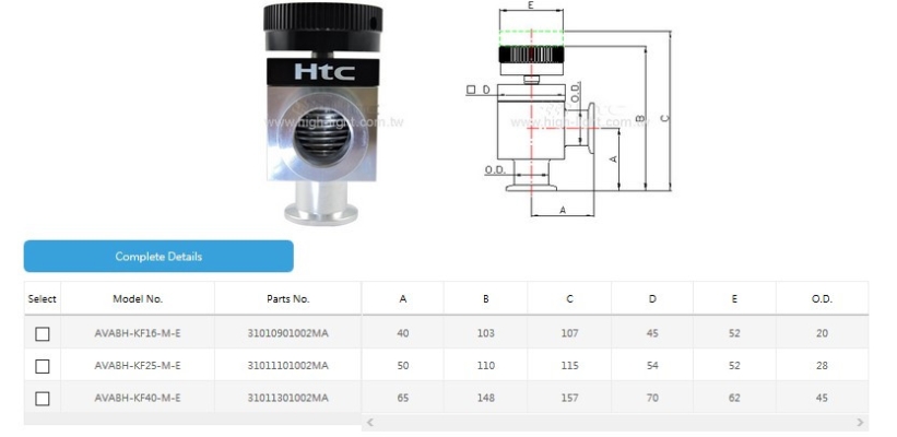 Aluminum angle valve manual with bellows