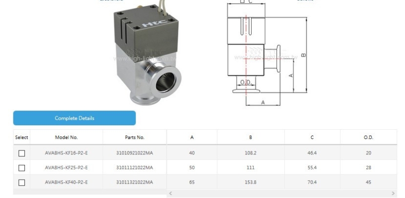 Aluminum angle valve pneumatic double-acting with bellows sensor