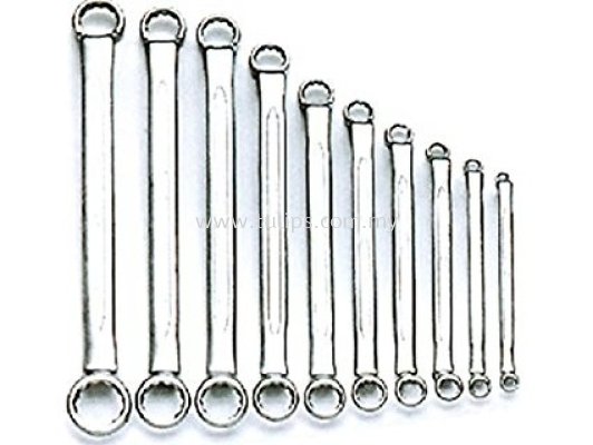 75 degree Offset Ring End Wrench Set