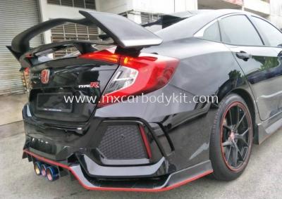 HONDA CIVIC 2016 FC ORI TYPE SPOILER WTIH SIDE CARBON COVER 