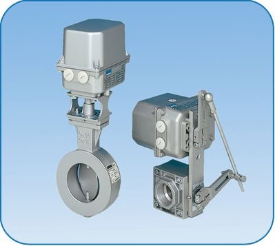 MOTORIZED BUTTERFLY VALVES ELECTRONIC OR PNEUMATIC ACTUATOR