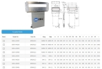  Rectangular Transfer valves HTC Transfer gate Valve and doors