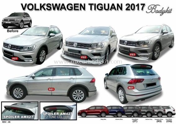 VOLKSWAGEN TIGUAN 2017 BODYKIT