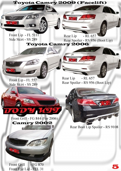 Toyota Camry 2006 - 2011 Bodykits 