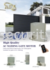 *NEW * i~2000 AC SLIDING GATE MOTOR AST Auto Gate System