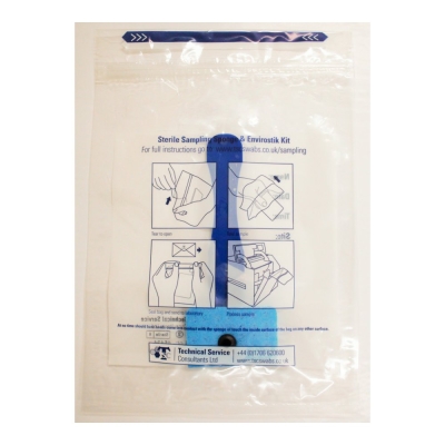 TSC TS/15-U-NaCl125 | Sponge Sampling Kits 0.9% Saline - EnviroStik