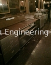 Stainless Steel Bar counter with wooden top  Workstation