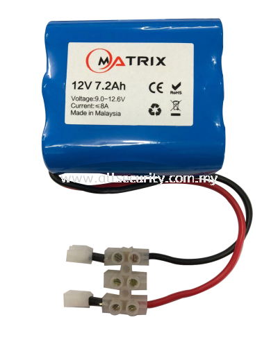 Lithium BATTERY 12V 7.2AH