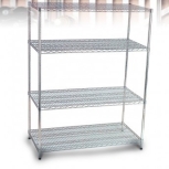 Chrome Wire Shelving Rack