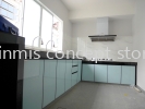 Aluminium kitchen cabinet - Bangsar MINT WHITE 4G GLASS DOOR Aluminium kitchen cabinet