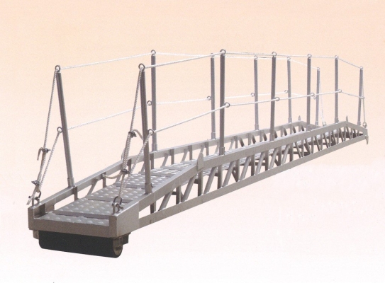 LD20) Aluminium Alloy Wharf Ladder C Heavy Duty Type