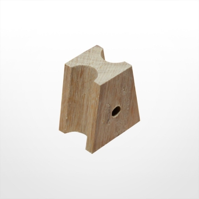 LA33) Wooden Choke with Hole