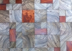 Zebrano (Padouk Mixed) Decorative Flooring Products