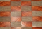 Golden Teak (Padouk) Decorative Flooring Products