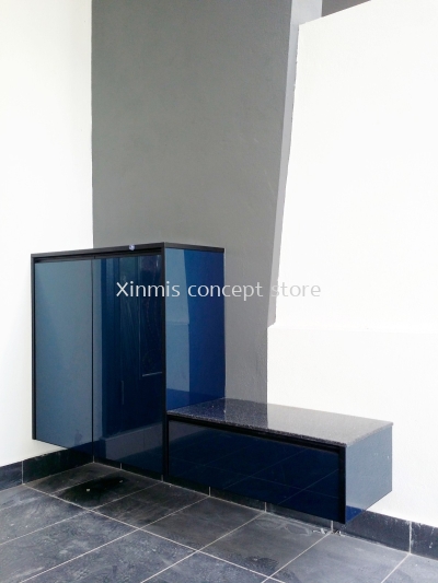 Aluminium shoe cabinet - Bukit Mertajam