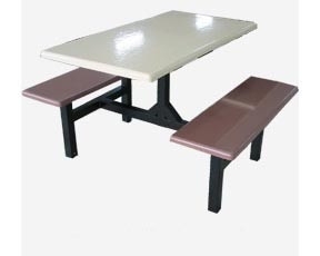 AK 404 (S) - FIBREGLASS TABLE WITH BENCH