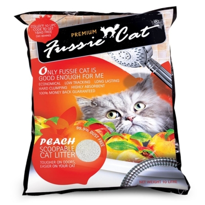 Fussie Cat Litter Peach 10L