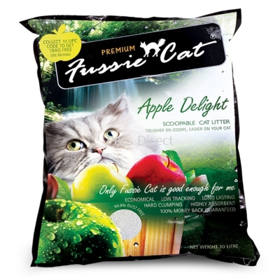 Fussie Cat Litter Apple Delight 10L