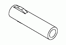 Molex 1.57mm Diameter Standard .062" Pin and Socket Receptacle Housing, 1 Circuits, Natural