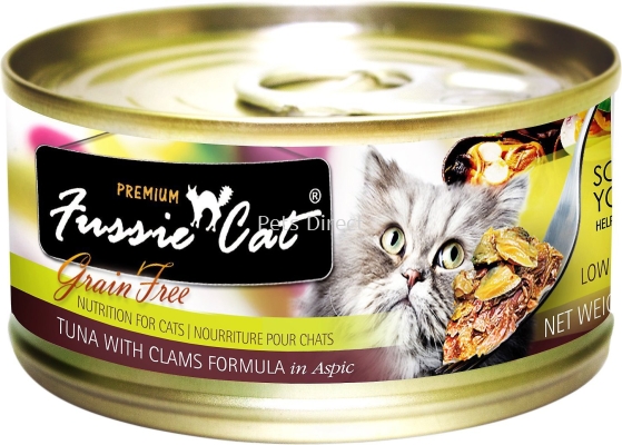 Fussie Cat Tuna With Clams Formula In Aspic 80g