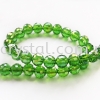 Crystal China, 6mm Disco Ball, B55 Peridot AB Disco Ball 06mm Beads