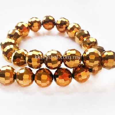 Crystal China, 8mm Disco Ball, B77 Metalic Gold