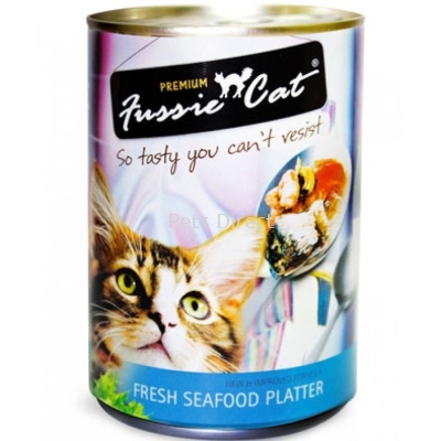 Fussie Cat Fresh Seafood Platter 400g