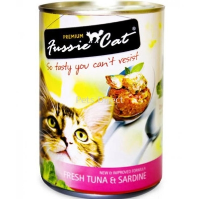 Fussie Cat Fresh Tuna & Sardine 400g