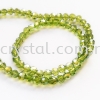 Crystal China, 4mm Round, B66 Olivine AB Round 04mm Beads