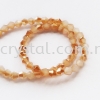 Crystal China, 4mm Bicone, B85 Golden Shadow Opal AB Bicone 04mm Beads