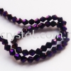 Crystal China, 4mm Bicone, B81 Metalic Purple Bicone 04mm Beads