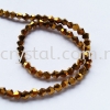 Crystal China, 4mm Bicone, B77 Metalic Gold Bicone 04mm Beads