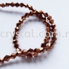 Crystal China, 4mm Bicone, B79 Metalic Brown Bicone 04mm Beads