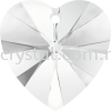 SW 6228 Heart Pendant, 10.3x10mm, Crystal (001), 4pcs/pack 6228 HEART PENDANT, 10.3x10MM Pendants  SW Crystal Collections 