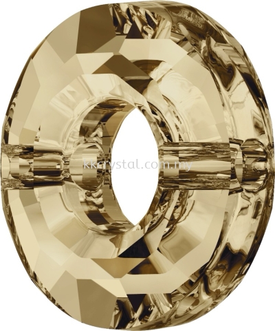 SW 5139 Ring Bead, 12.5mm, Crystal Golden Shadow (001 GSHA), 1pcs/pack