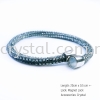 Skinny Bolster Bracelet, A7 Black Diamond Skinny Bolster Bracelet Bracelet Jewerly