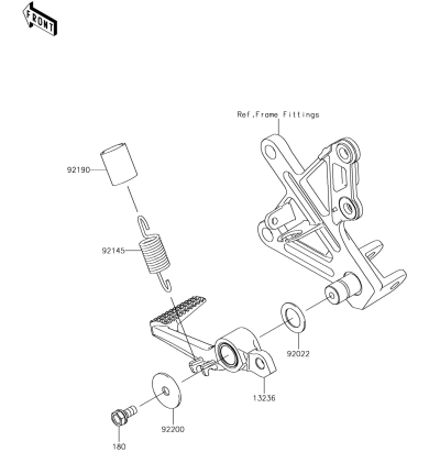 BRAKE PEDAL/TORQUE LINK