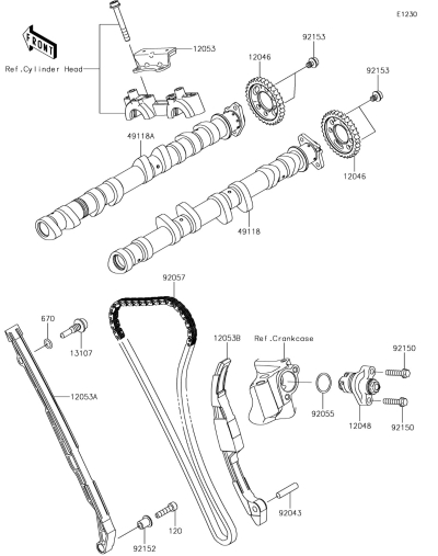 CAMSHAFT(S)/TENSIONER